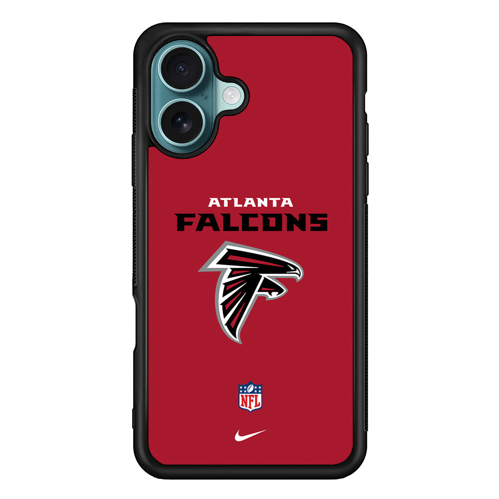 NFL Atlanta Falcons Red Nike iPhone 16 Plus Case - Altracase