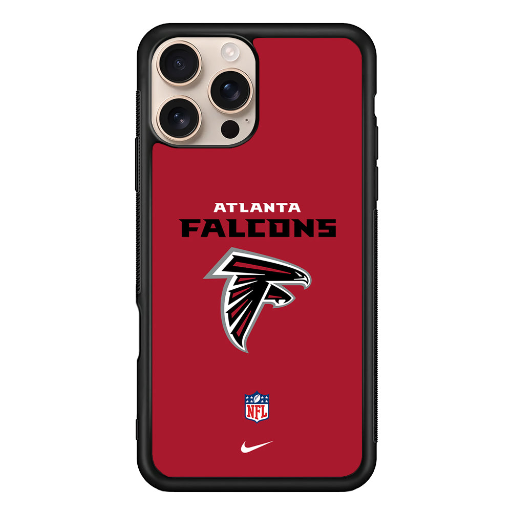 NFL Atlanta Falcons Red Nike iPhone 16 Pro Case - Altracase