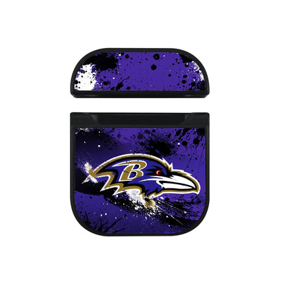 NFL Baltimore Ravens Abstract Apple AirPods Case-AirPod Case-Black-Altracase