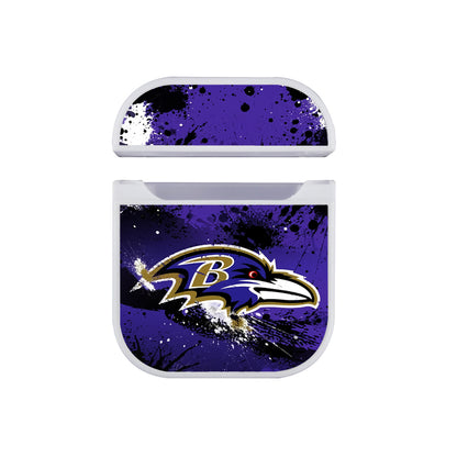 NFL Baltimore Ravens Abstract Apple AirPods Case-AirPod Case-White-Altracase