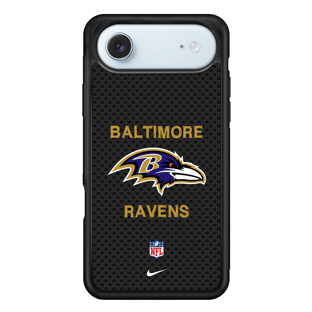 NFL Baltimore Ravens Black Nike iPhone 17 Air Case - Altracase