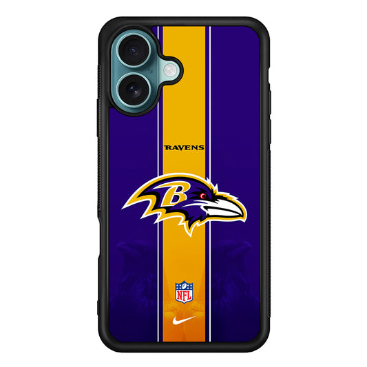 NFL Baltimore Ravens Navy Nike iPhone 16 Case - Altracase