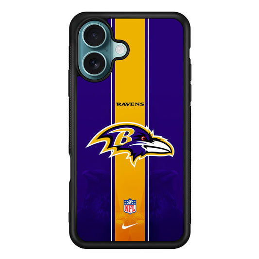 NFL Baltimore Ravens Navy Nike iPhone 17 Case - Altracase