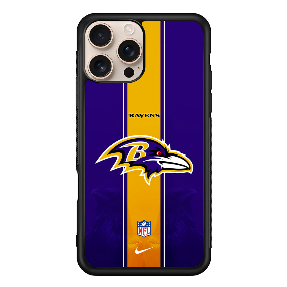 NFL Baltimore Ravens Navy Nike iPhone 16 Pro Max Case - Altracase