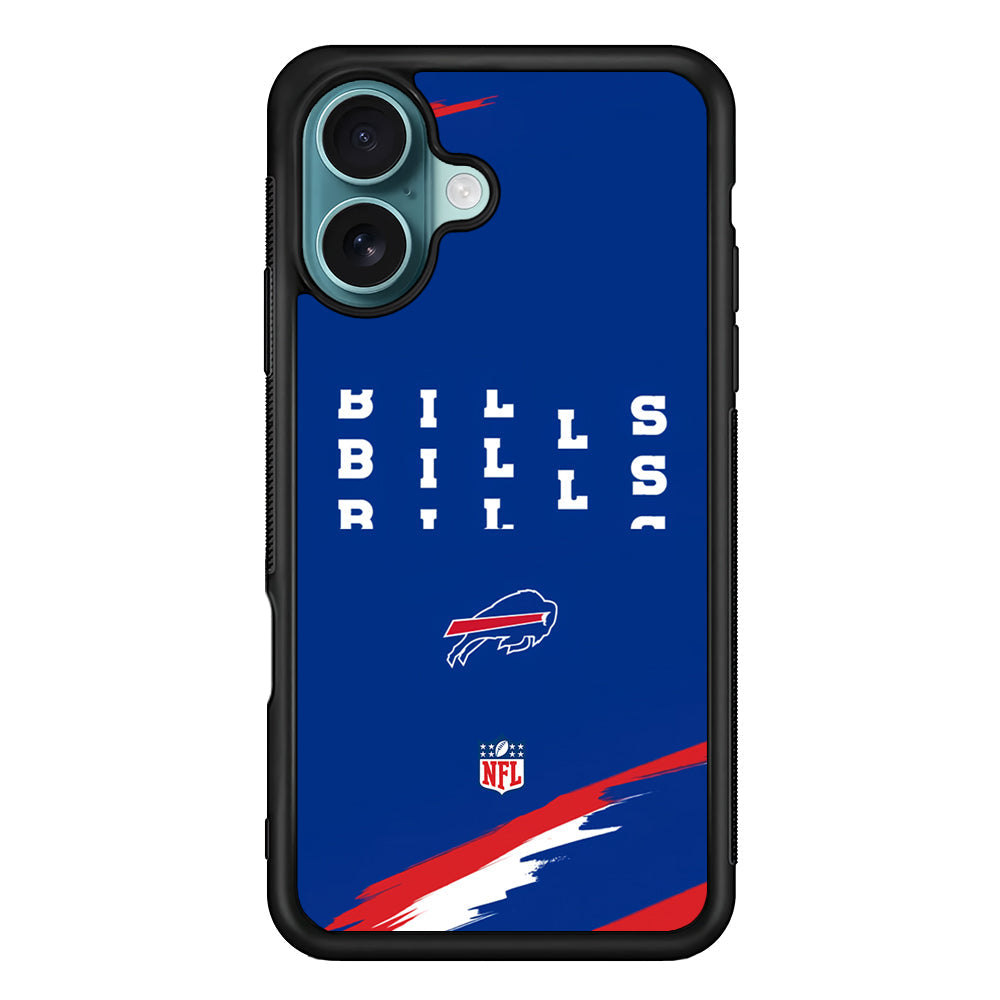 NFL Buffalo Bills Blue iPhone 16 Plus Case - Altracase