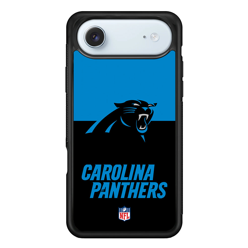 NFL Carolina Panthers Black Blue iPhone 17 Air Case - Altracase