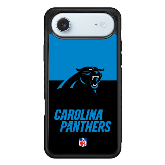 NFL Carolina Panthers Black Blue iPhone 17 Air Case - Altracase