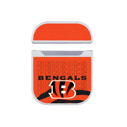 NFL Cincinnati Bengals Logo Apple AirPods Case-AirPod Case-White-Altracase