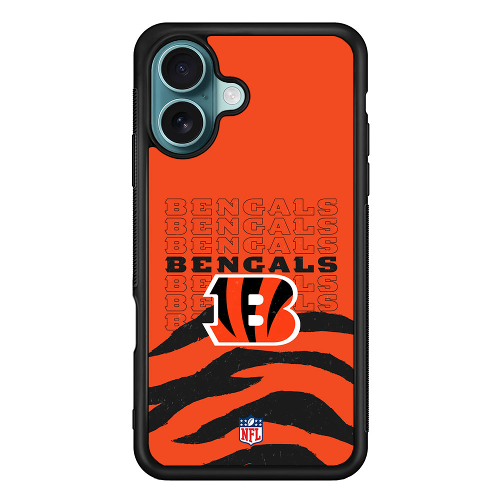 NFL Cincinnati Bengals Team Logo iPhone 16 Case - Altracase