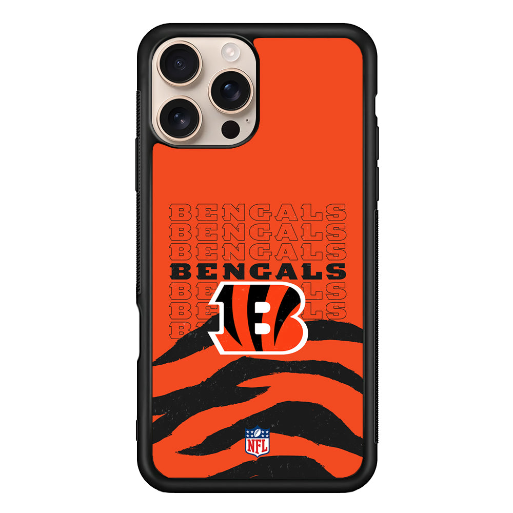 NFL Cincinnati Bengals Team Logo iPhone 16 Pro Case - Altracase