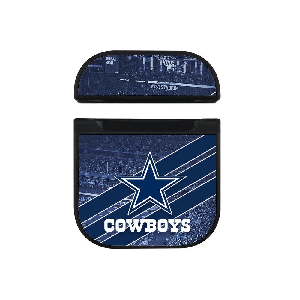 NFL Dallas Cowboys Stadium Apple AirPods Case-AirPod Case-Black-Altracase