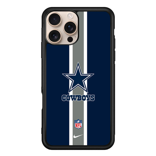 NFL Dallas Cowboys Stripe Nike iPhone 16 Pro Case - Altracase