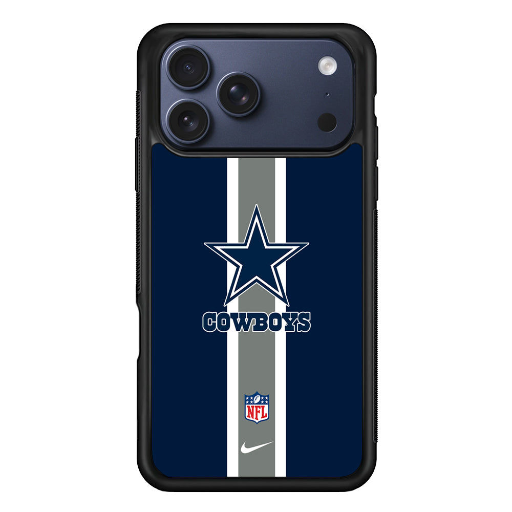 NFL Dallas Cowboys Stripe Nike iPhone 17 Pro Case - Altracase