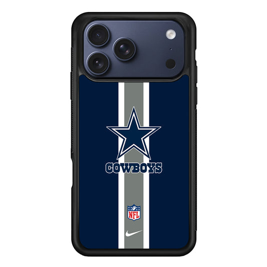 NFL Dallas Cowboys Stripe Nike iPhone 17 Pro Case - Altracase