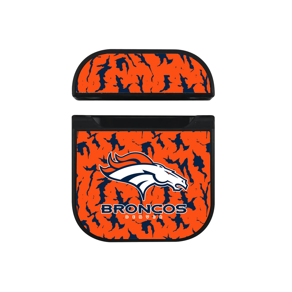 NFL Denver Broncos Logo Apple AirPods Case-AirPod Case-Black-Altracase