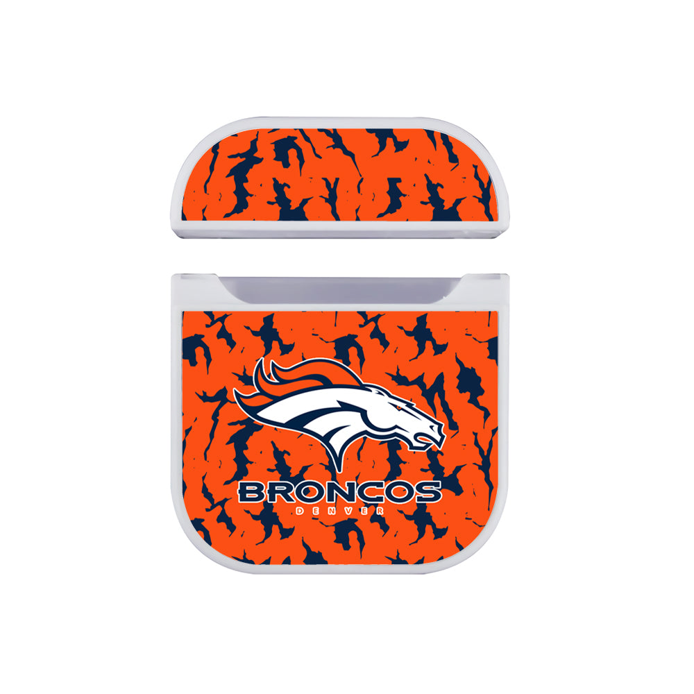 NFL Denver Broncos Logo Apple AirPods Case-AirPod Case-White-Altracase