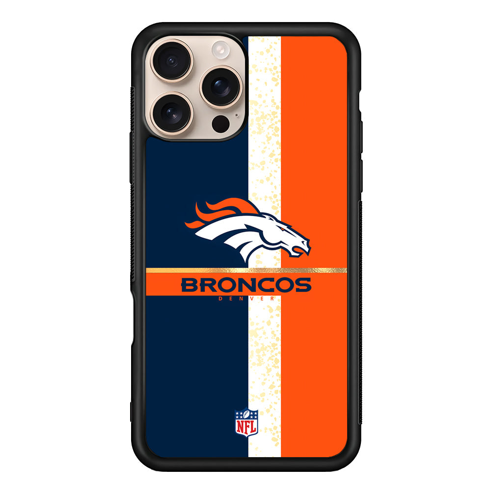 NFL Denver Broncos Team Logo iPhone 16 Pro Max Case - Altracase