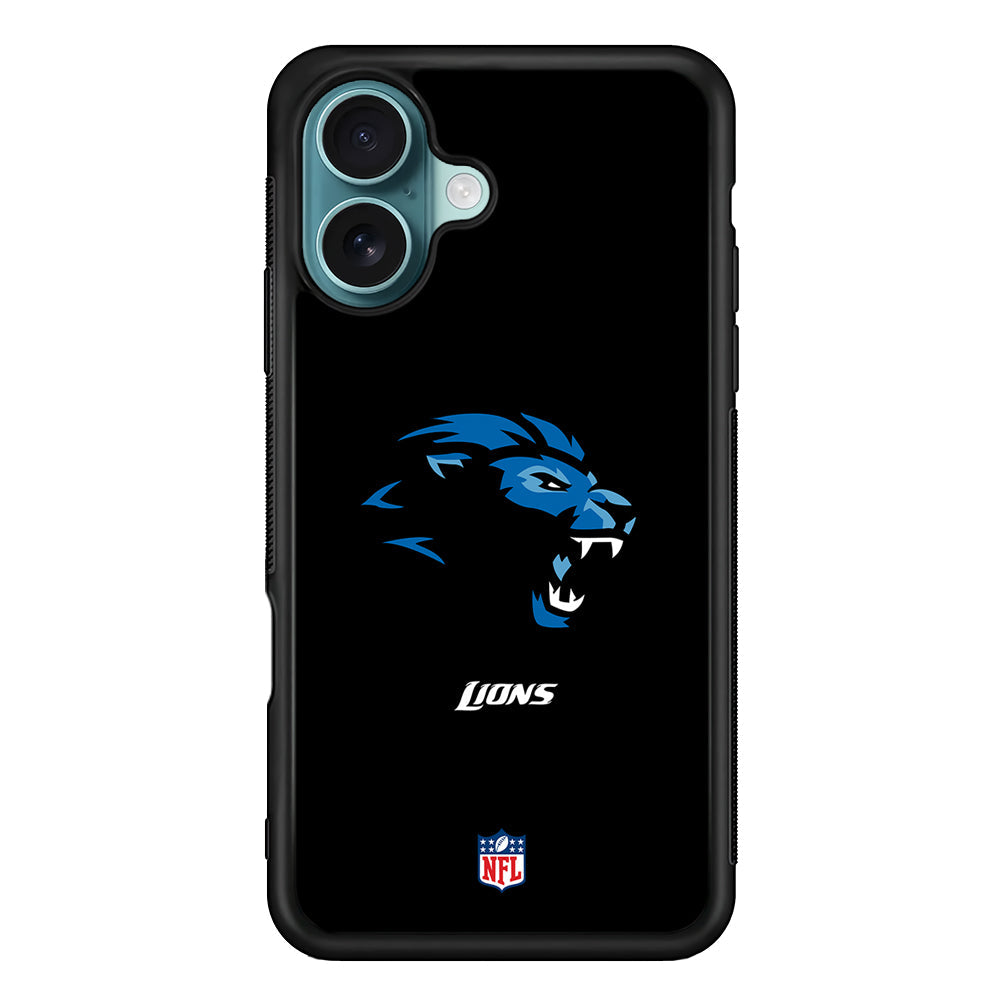 NFL Detroit Lions Black iPhone 17 Case - Altracase