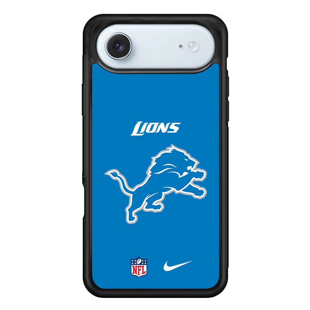 NFL Detroit Lions Blue Nike iPhone 17 Air Case - Altracase