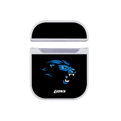 NFL Detroit Lions Iconic Apple AirPods Case-AirPod Case-White-Altracase