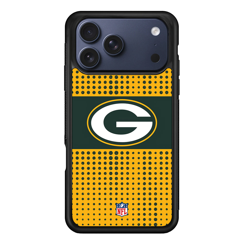 NFL Green Bay Packers Dot Pattern iPhone 17 Pro Case - Altracase