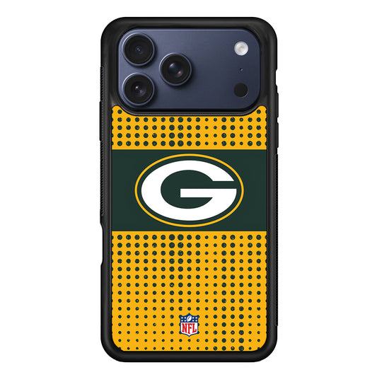 NFL Green Bay Packers Dot Pattern iPhone 17 Pro Case - Altracase