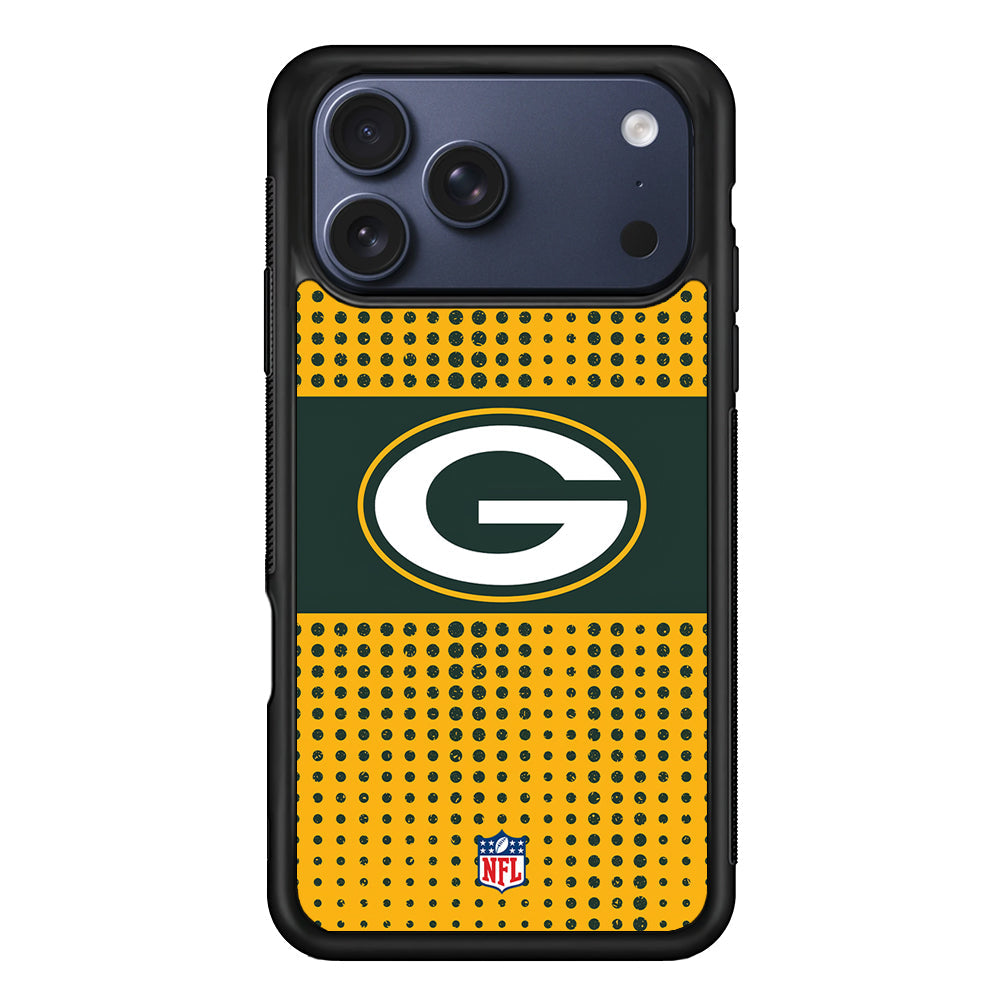 NFL Green Bay Packers Dot Pattern iPhone 17 Pro Max Case - Altracase