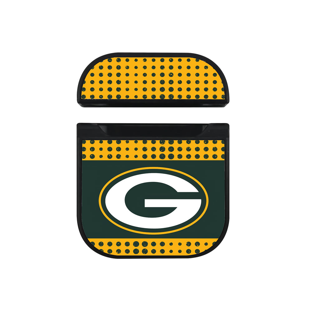 NFL Green Bay Packers Logo Apple AirPods Case-AirPod Case-Black-Altracase