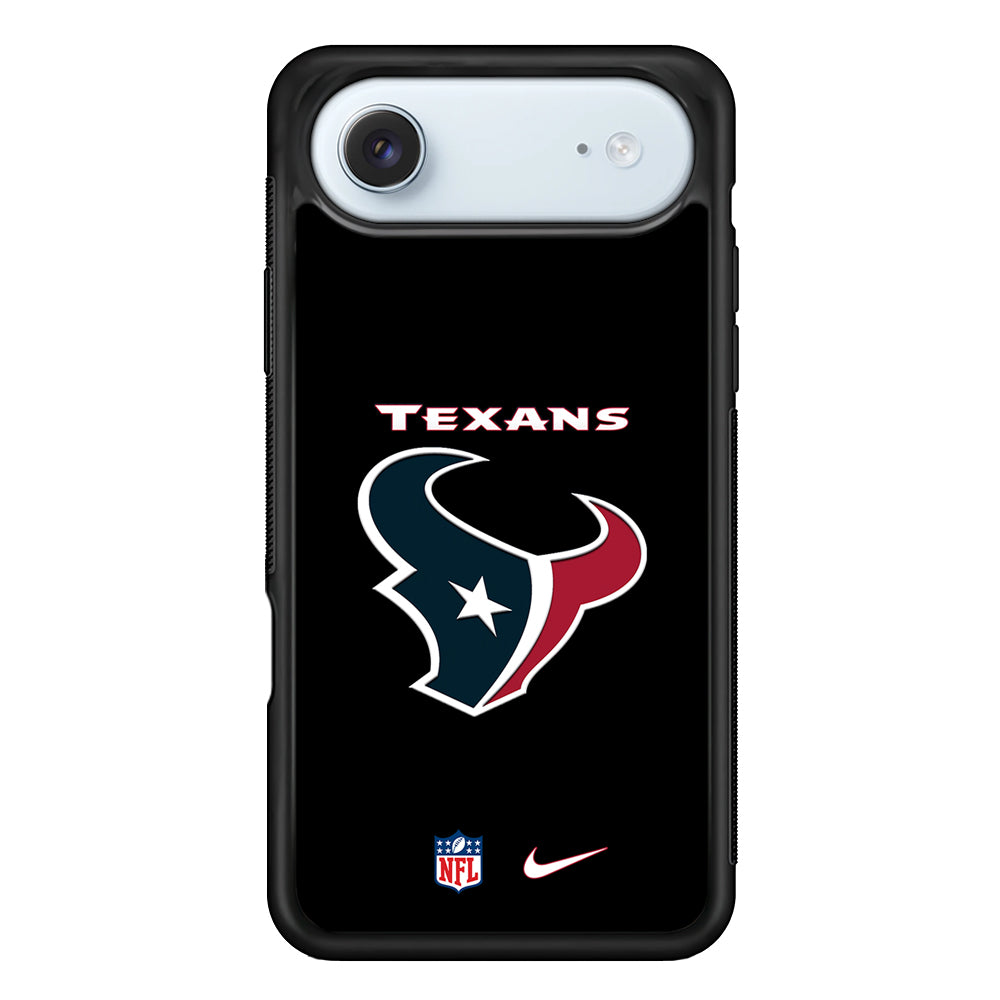 NFL Houston Texans Black Nike iPhone 17 Air Case - Altracase