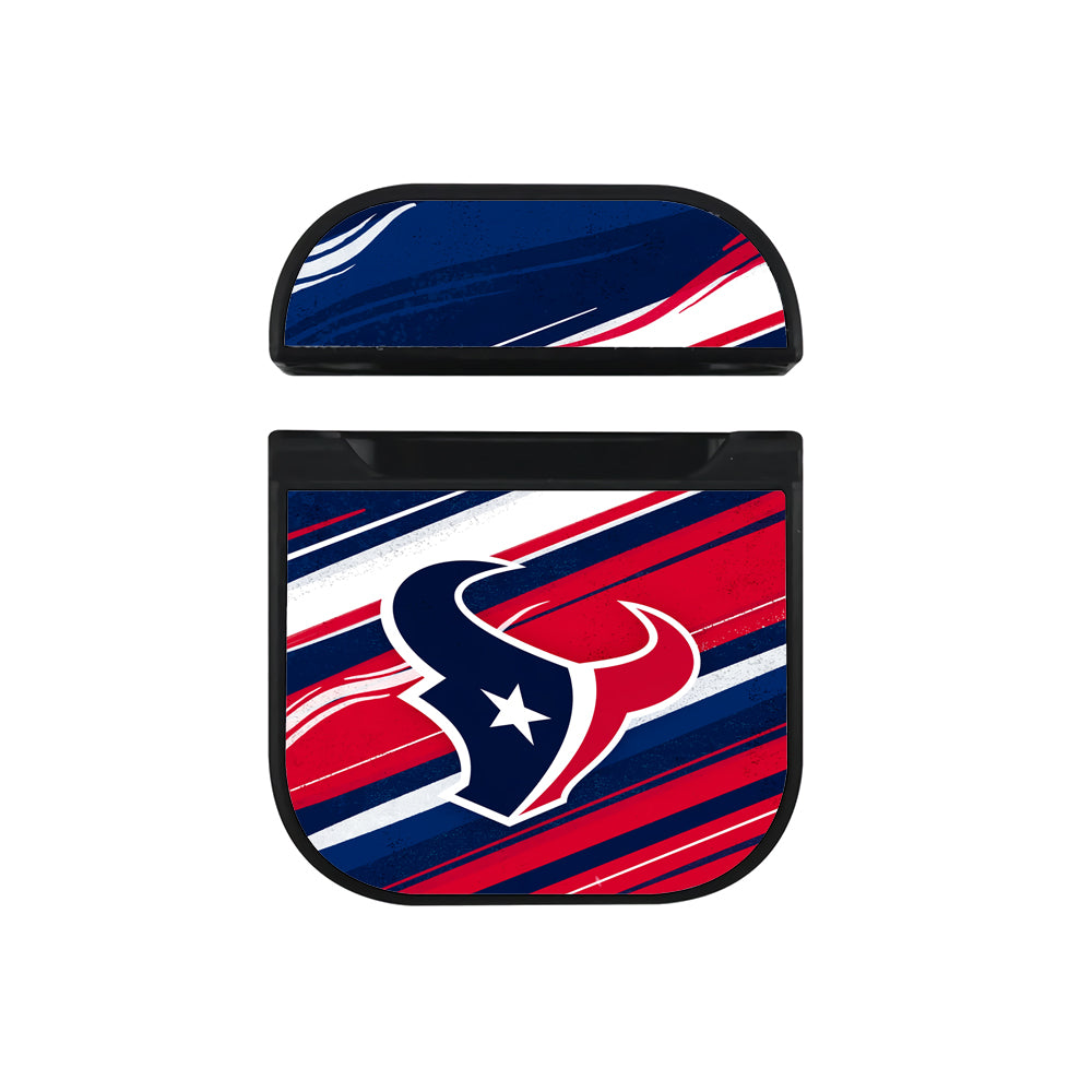NFL Houston Texans Logo Apple AirPods Case-AirPod Case-Black-Altracase