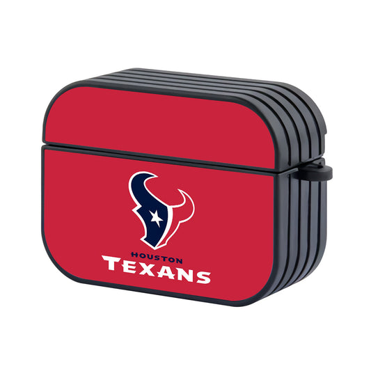 NFL Houston Texans Red Apple Airpods Pro 2 Case-Airpods Pro 2 Case-Altracase