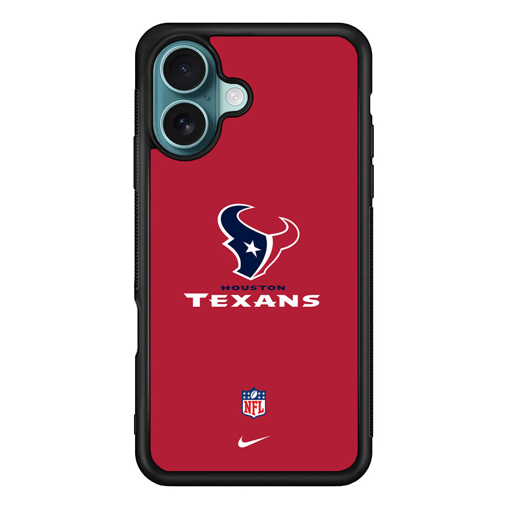 NFL Houston Texans Red Nike iPhone 17 Case - Altracase