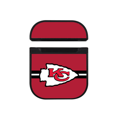 NFL Kansas City Chiefs Logo Apple AirPods Case-AirPod Case-Black-Altracase