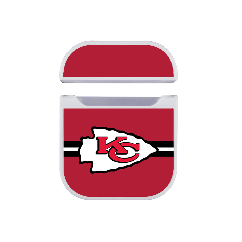 NFL Kansas City Chiefs Logo Apple AirPods Case-AirPod Case-White-Altracase
