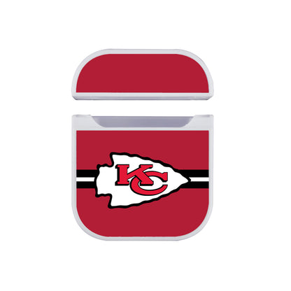 NFL Kansas City Chiefs Logo Apple AirPods Case-AirPod Case-White-Altracase