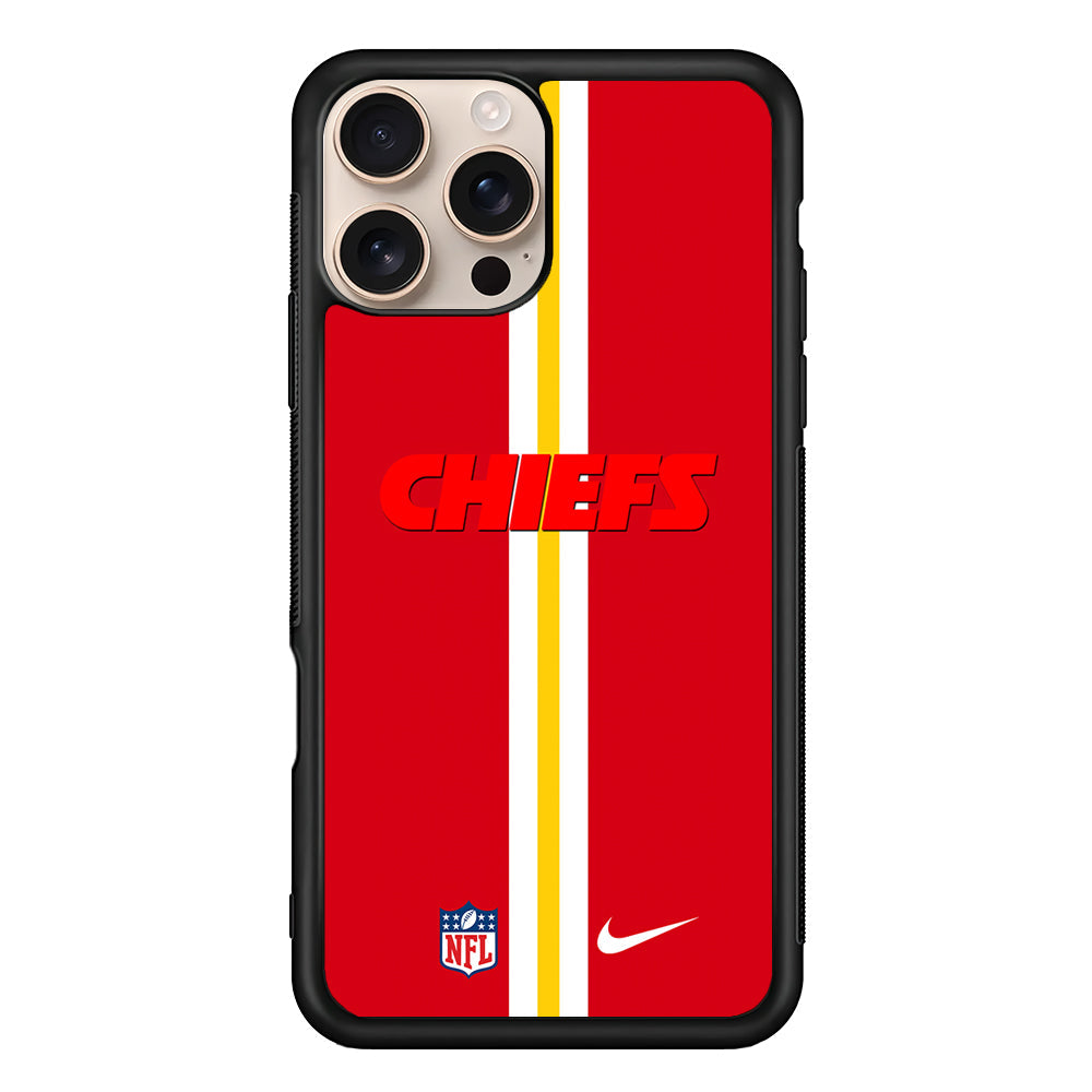 NFL Kansas City Chiefs Nike iPhone 16 Pro Max Case - Altracase