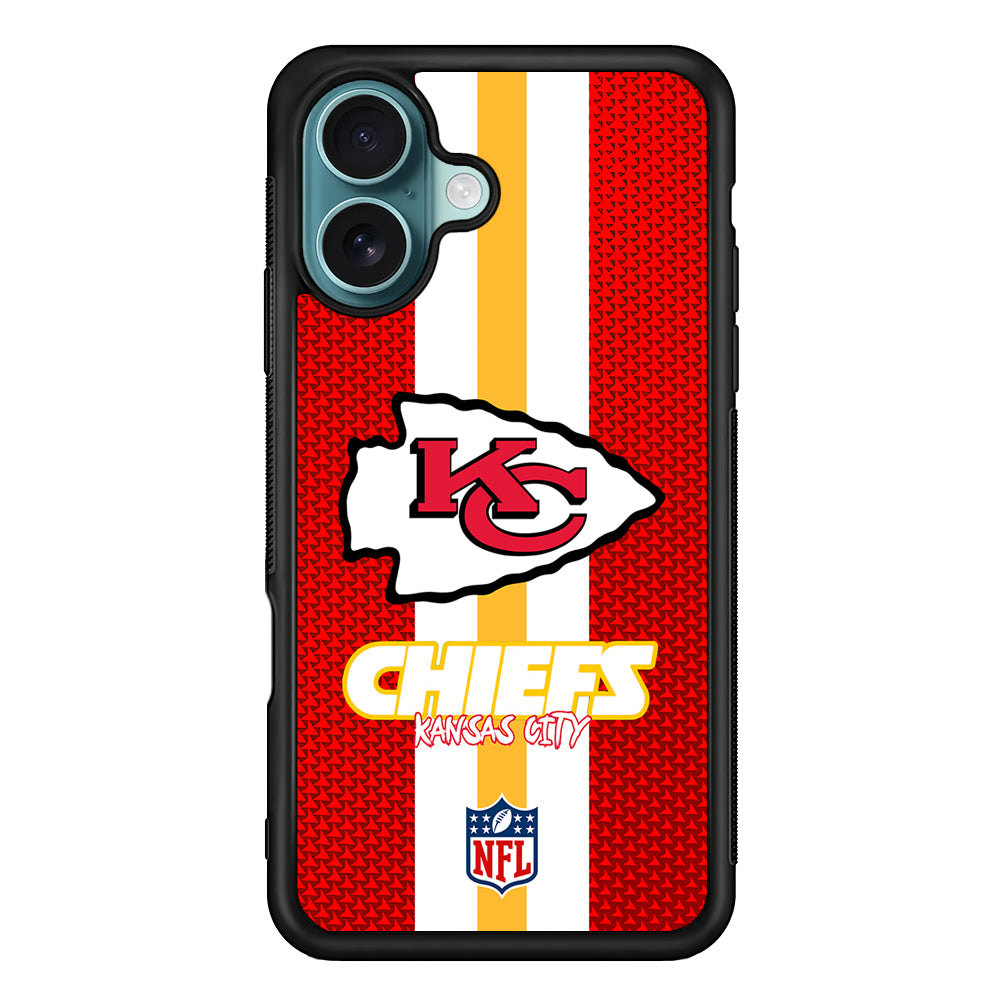 NFL Kansas City Chiefs Pattern iPhone 16 Case - Altracase
