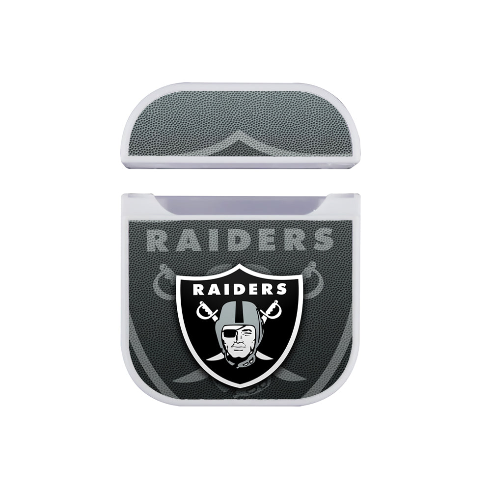 NFL Las Vegas Raiders Logo Apple AirPods Case-AirPod Case-White-Altracase