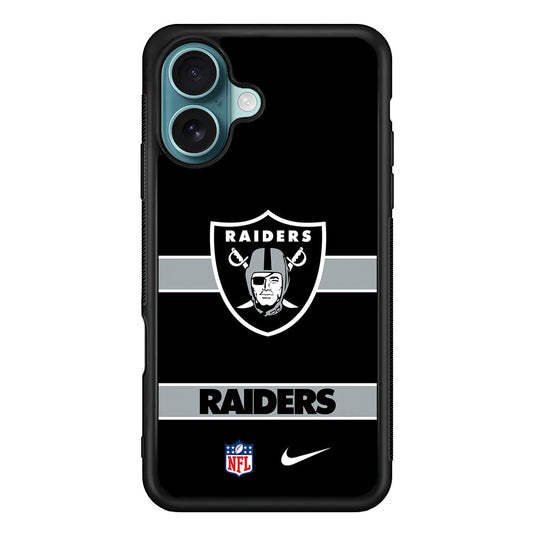 NFL Las Vegas Raiders Nike iPhone 16 Plus Case - Altracase