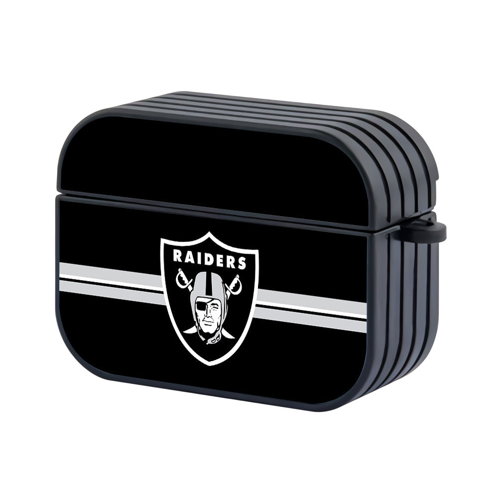 NFL Las Vegas Raiders Stripe Apple Airpods Pro 2 Case-Airpods Pro 2 Case-Altracase