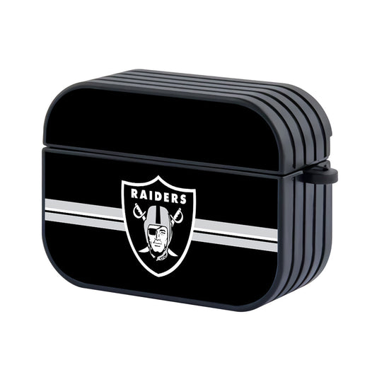 NFL Las Vegas Raiders Stripe Apple AirPods Pro 3 Case-AirPods Pro 3 Case-Altracase