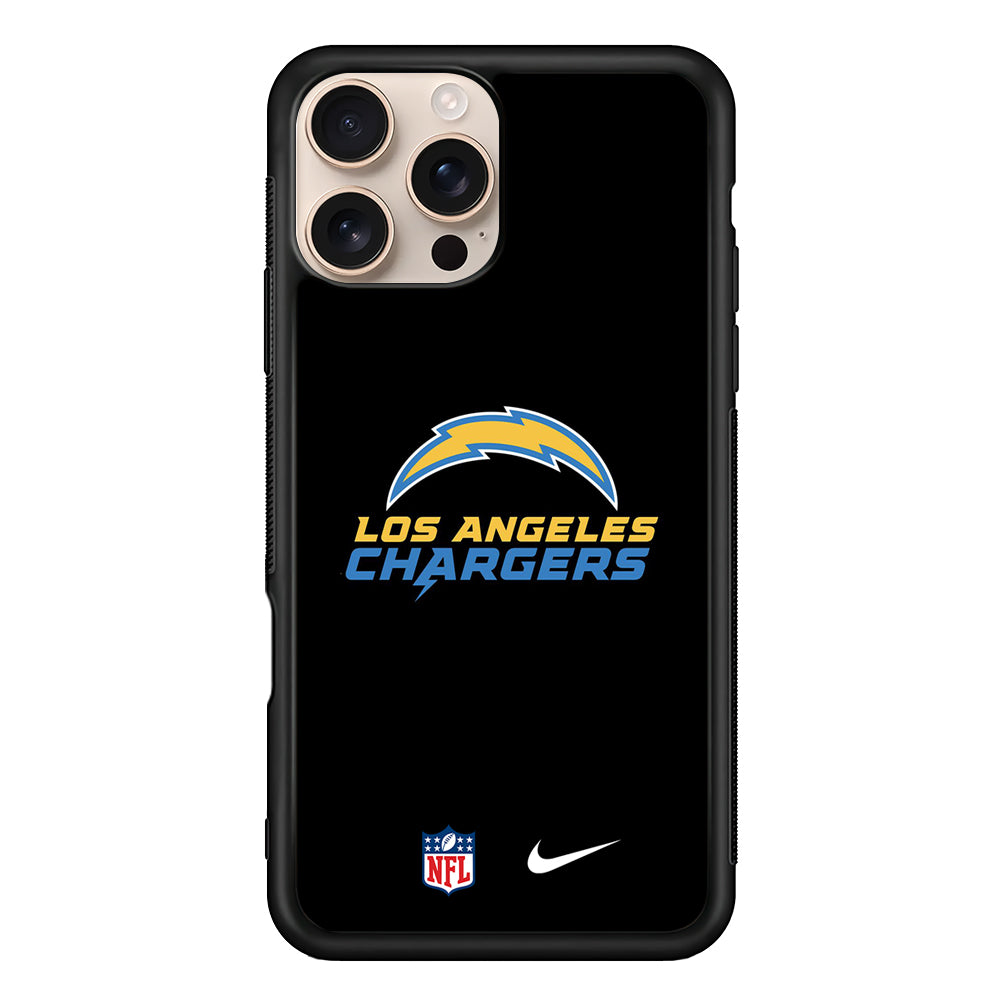 NFL Los Angeles Chargers Nike Logo iPhone 16 Pro Case - Altracase