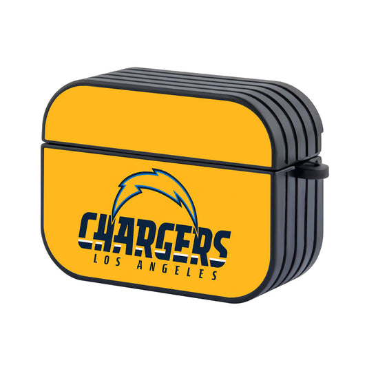 NFL Los Angeles Chargers Yellow Apple Airpods Pro 2 Case-Airpods Pro 2 Case-Altracase