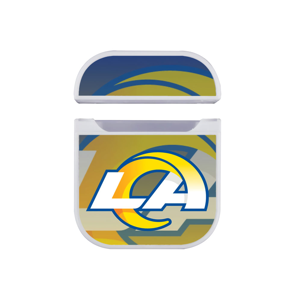 NFL Los Angeles Rams Gradation Apple AirPods Case-AirPod Case-White-Altracase