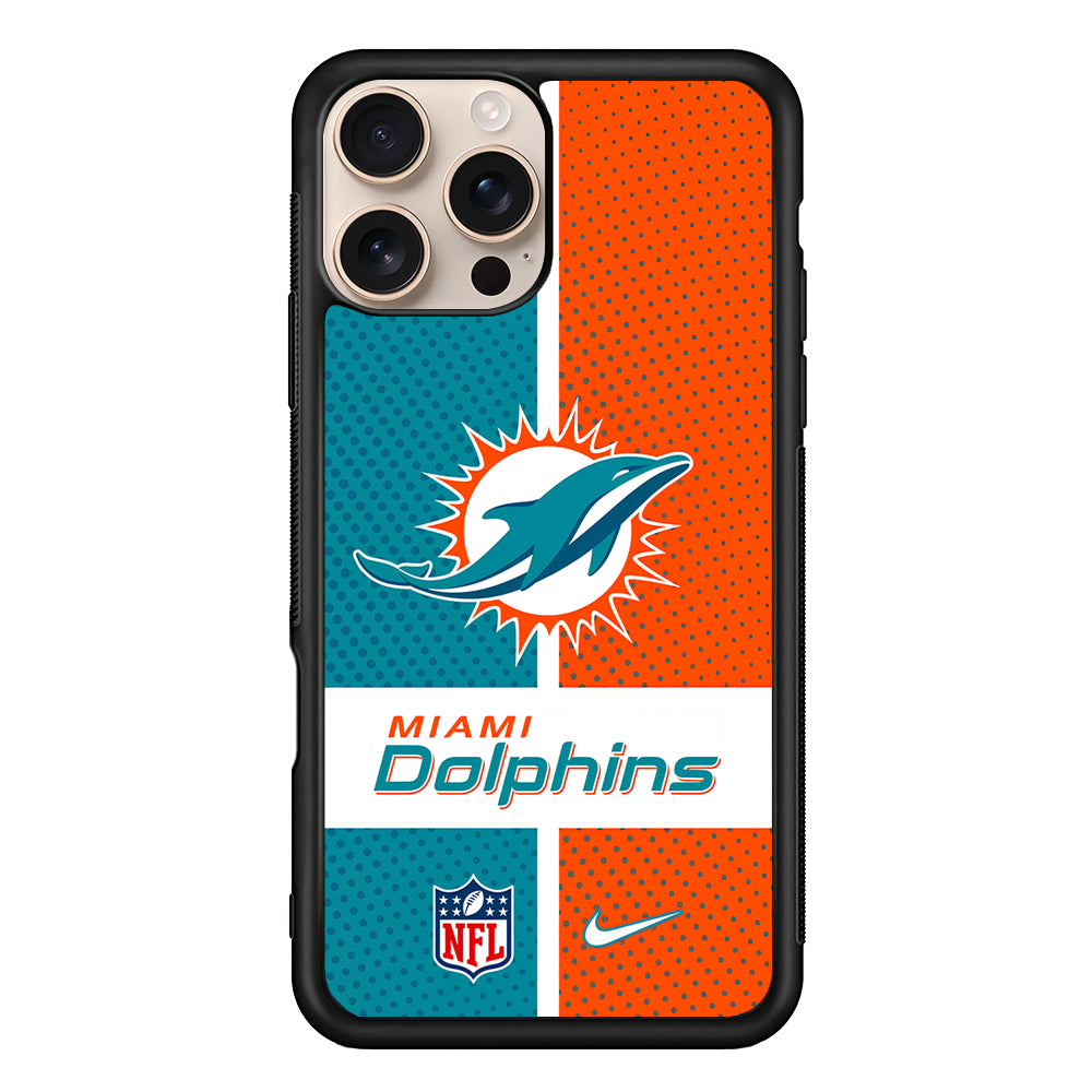 NFL Miami Dolphins Team Nike iPhone 16 Pro Case - Altracase