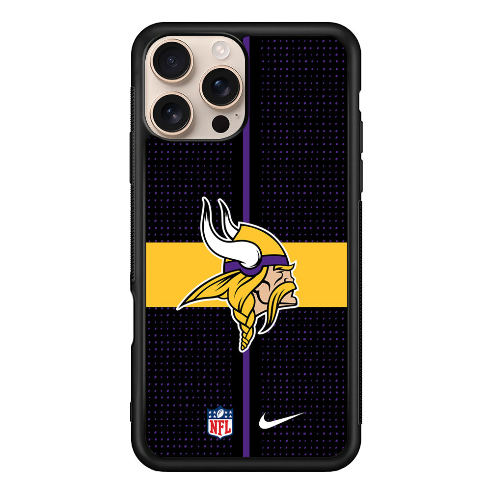NFL Minnesota Vikings Dot Nike iPhone 16 Pro Max Case - Altracase