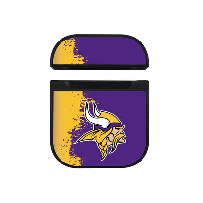 NFL Minnesota Vikings Logo Apple AirPods Case-AirPod Case-Black-Altracase
