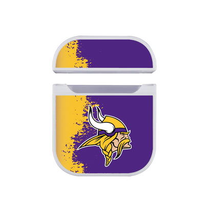NFL Minnesota Vikings Logo Apple AirPods Case-AirPod Case-White-Altracase