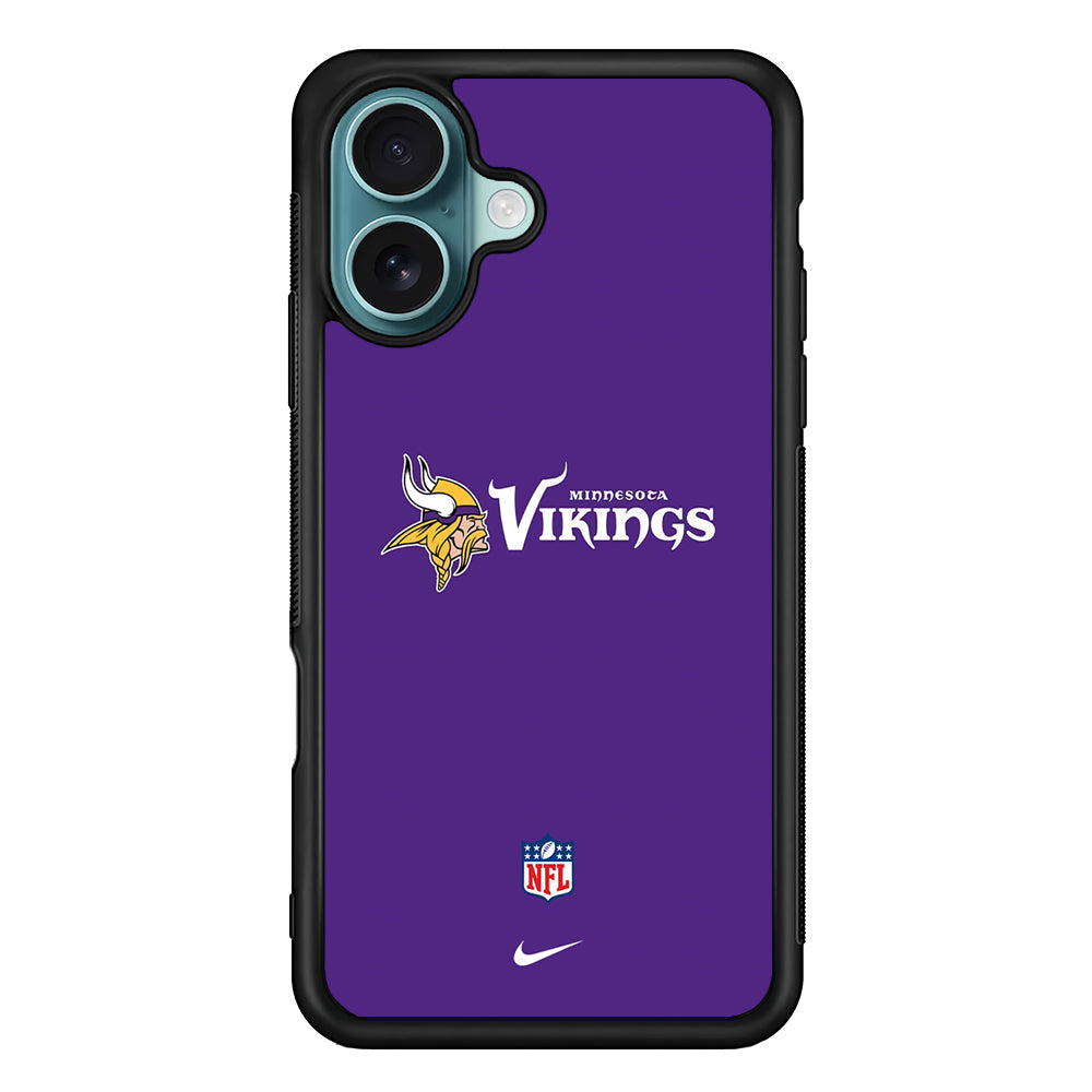 NFL Minnesota Vikings Purple Nike iPhone 17 Case - Altracase