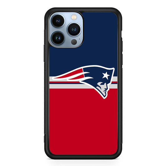 NFL New England Patriots 001 iPhone 14 Pro Case-Phone Case-Rubber Black (2D Case)-Altracase